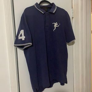 Rugby Ralph Lauren XXL Navy/White Polo